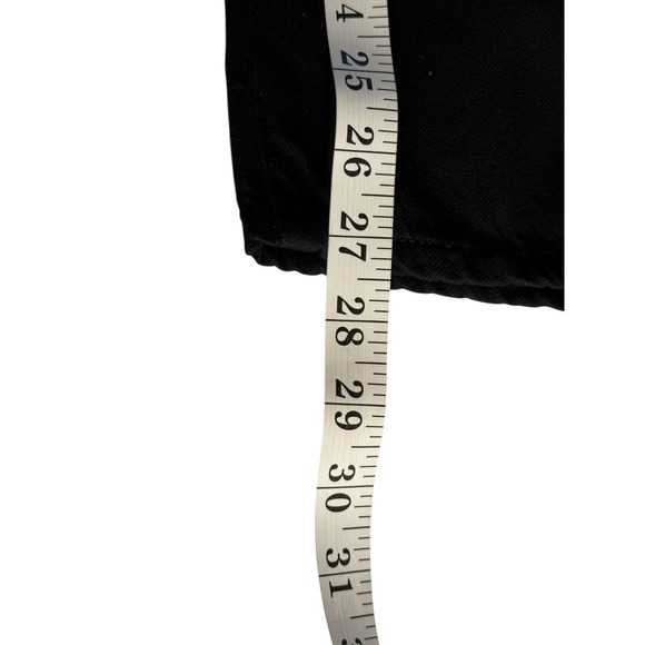 AG Adriano Goldschmied Womens Black Silk Blend Cargo Tapered Pants Size 4 26 NEW - Picture 7 of 7